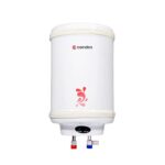 Candes Geyser 6 Litre | 1 12 months Guarantee | Water Heater for Residence, Water Geyser, Water Heater, Electrical Geyser, 5 Star Rated Automated Instantaneous Storage Water Heater, 2KW - Perfecto (Ivory)