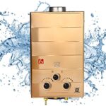 GIONEE brings GOLD plated STEEL BODY Prompt Fuel Water heater, Zero strain, Metal Physique, ISI Accredited Geyser for Dwelling Rest room use (GOLD)