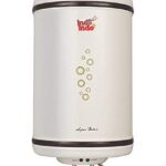 Indo Delux Storage water heater with Vertical Steel Physique (10 L, Ivory)