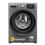 Whirlpool 8 Kg Steam Expertise Inverter Entrance Load Washing Machine with In-Constructed Heater (XS8014BYM52E, MidNight Gray, 100+ Robust Stains, sixth Sense Smooth Transfer, 2024 Mannequin)