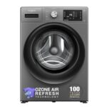 Whirlpool 8 Kg Ozone Know-how Inverter Entrance Load Washing Machine with In-Constructed Heater (XO8014BYM52E, Midnight Gray, 100+ Powerful Stains, 1400 RPM, 2024 Mannequin)